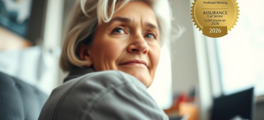 assurance chat senior pour animal âgé